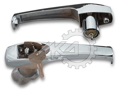 Ручки двери наружные с ключами МАЗ ст/обр (кт 2 шт) (5320-6105040) /аналог